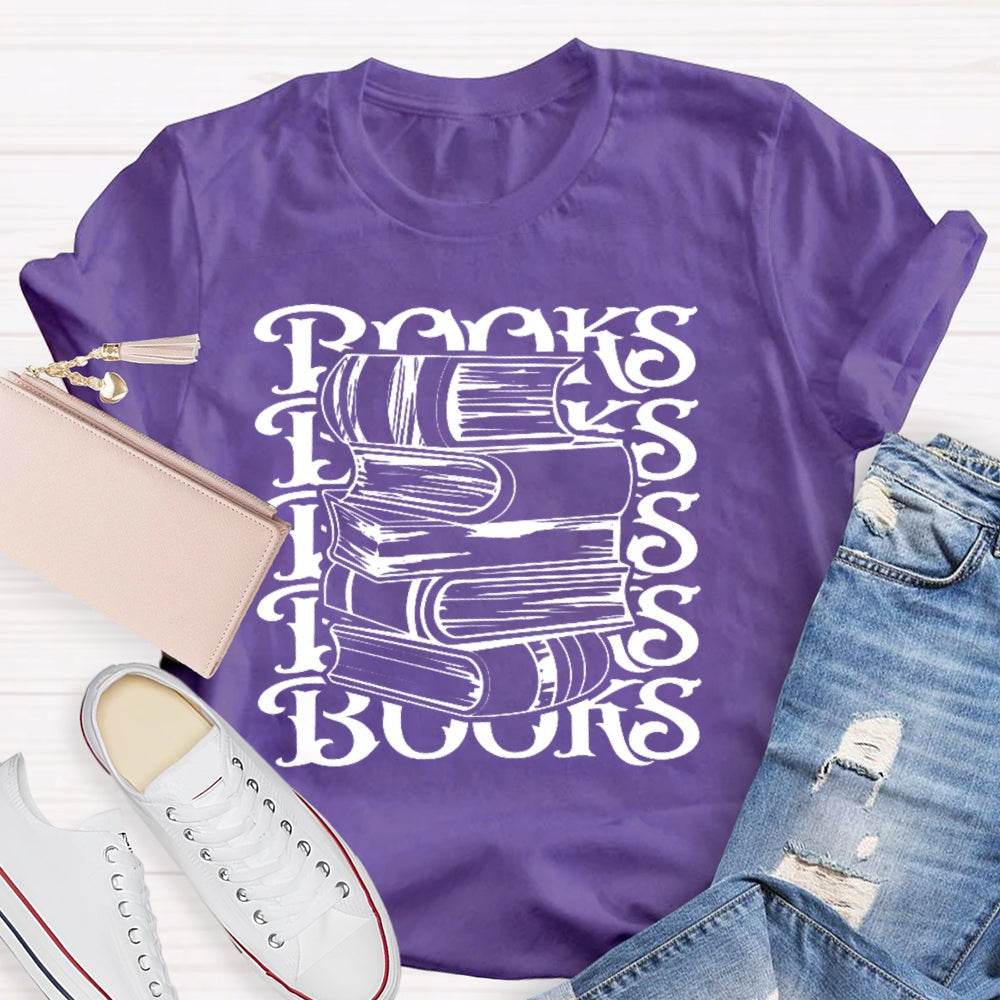 Books Reading Enthusiast Funny T-shirt