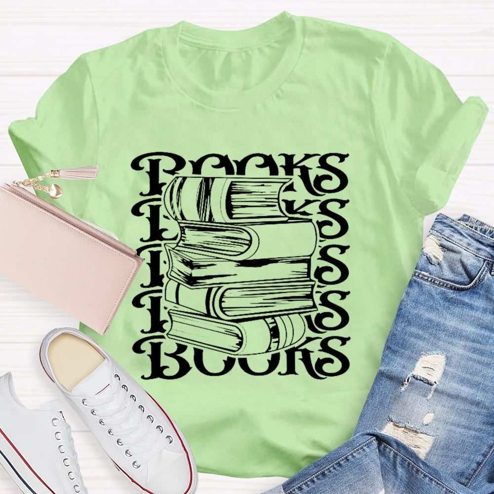 Books Reading Enthusiast Funny T-shirt