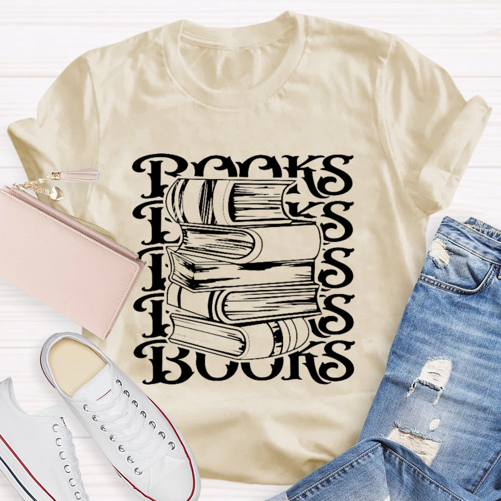 Books Reading Enthusiast Funny T-shirt