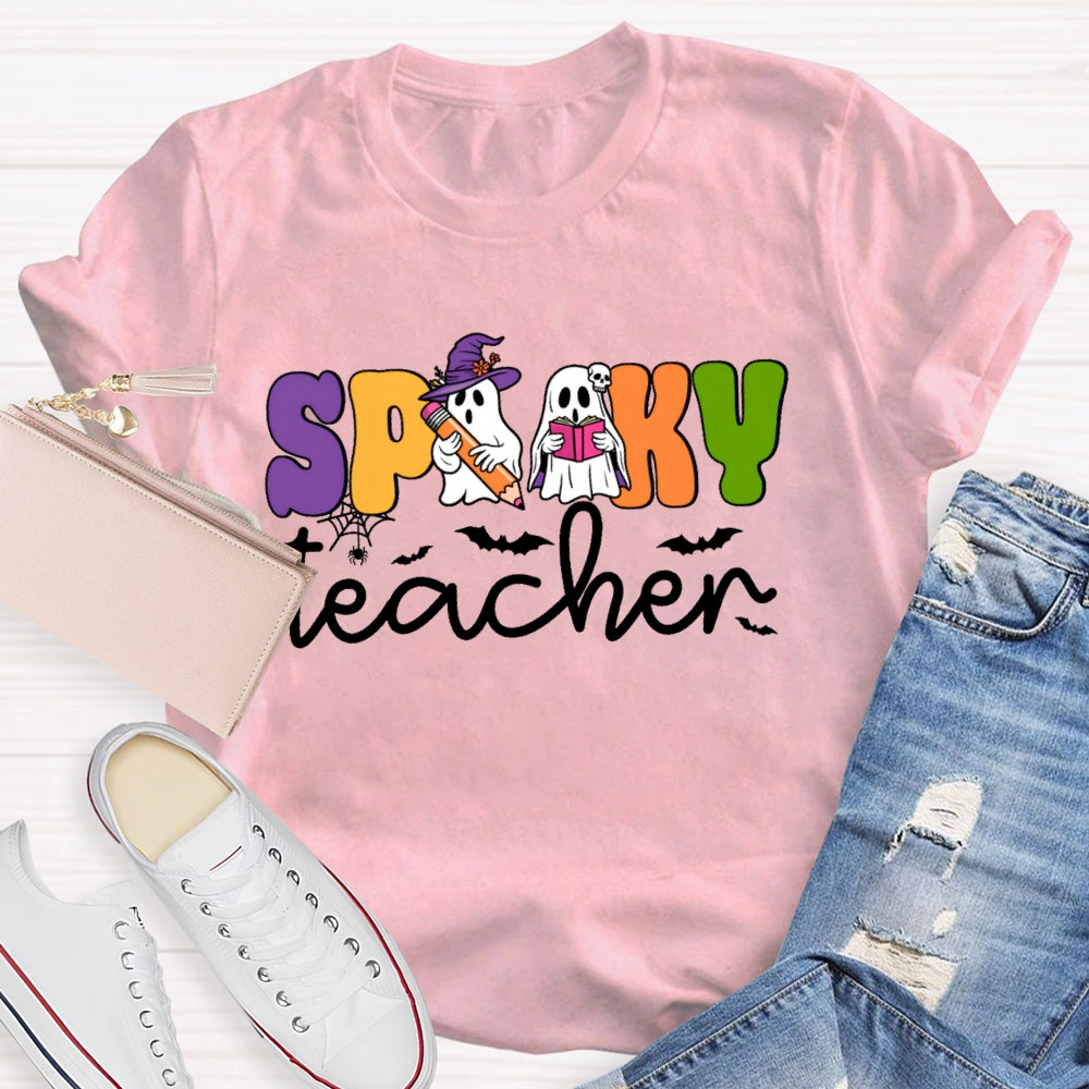 Spooky Teacher Graphic T-shirt