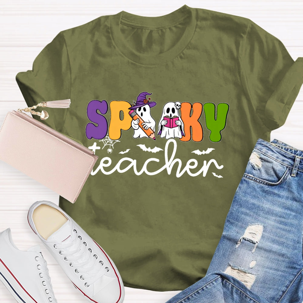 Spooky Teacher Graphic T-shirt