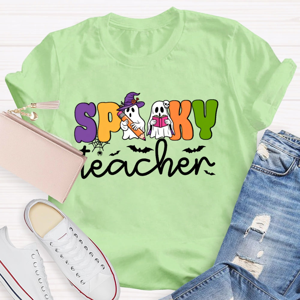 Spooky Teacher Graphic T-shirt