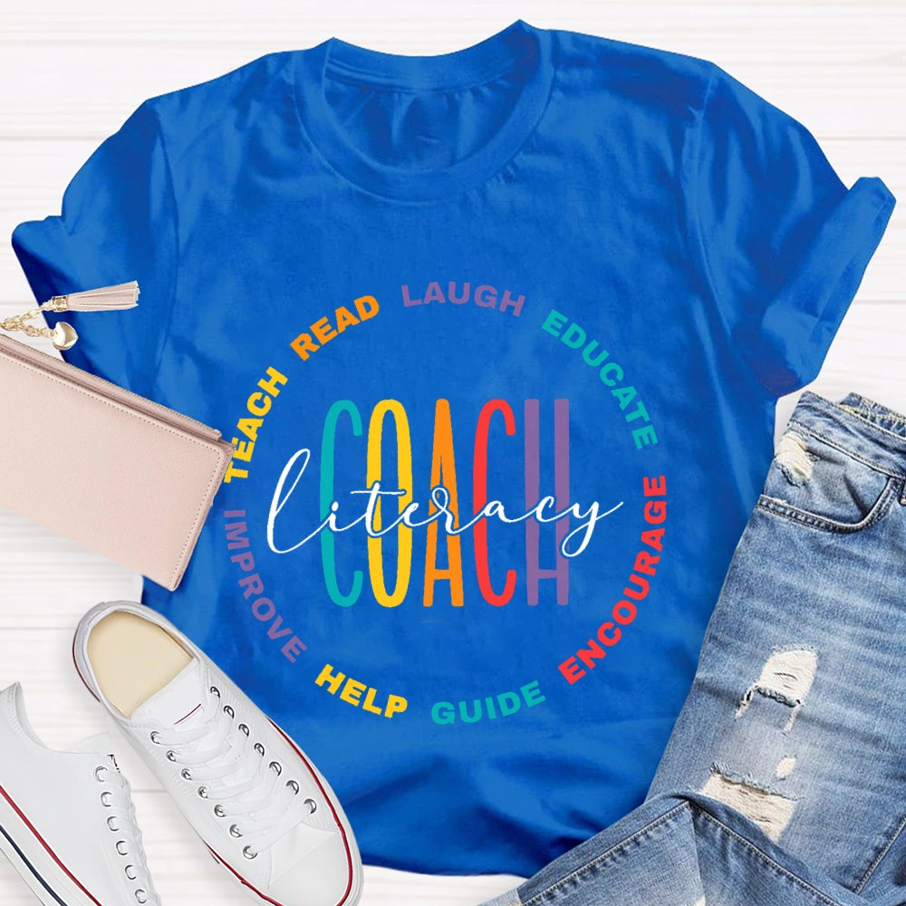 Literacy Coach Letters T-shirt