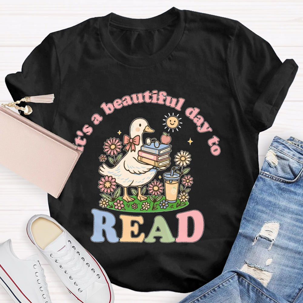 It's A Good Day To Read A Book Cute T-shirt