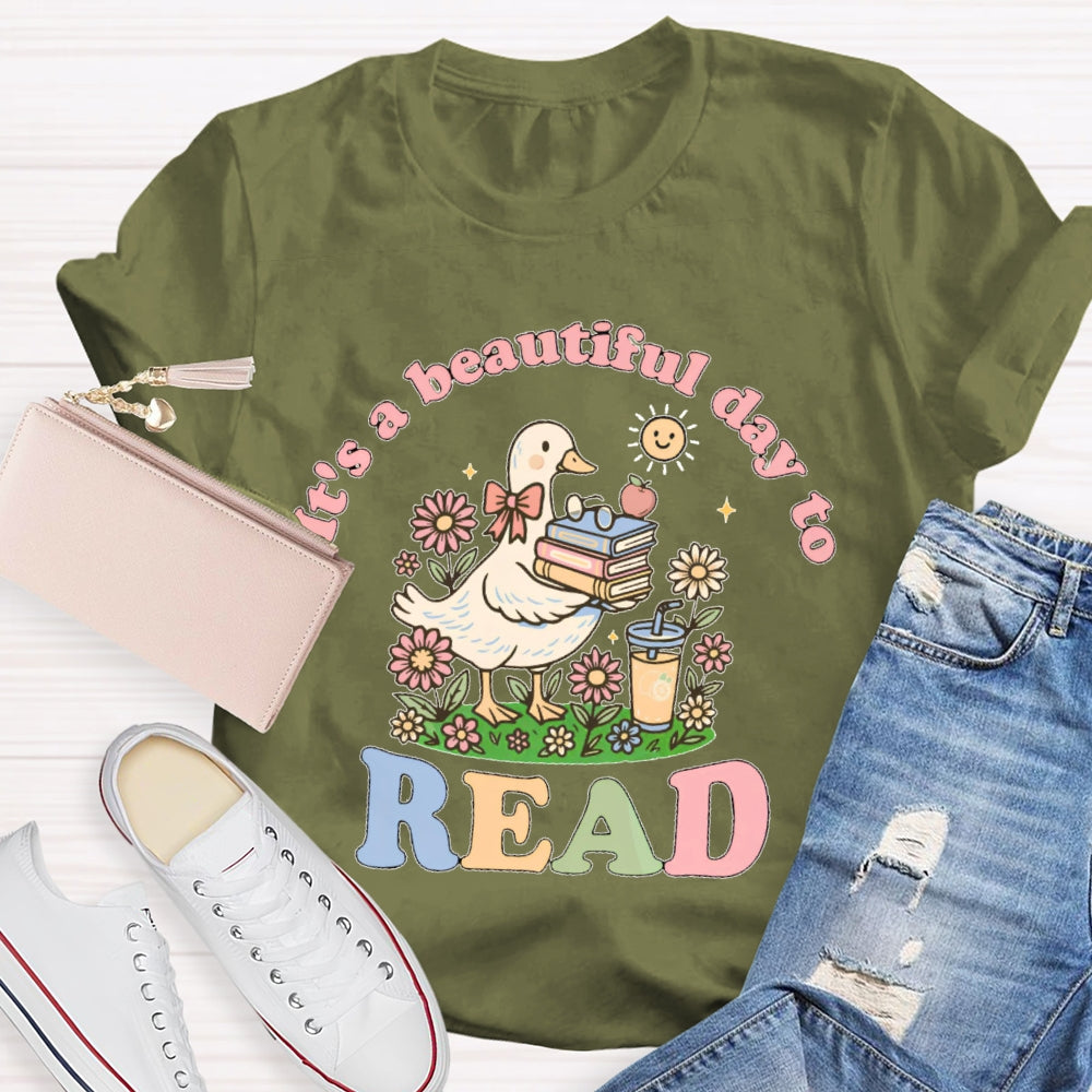 It's A Good Day To Read A Book Cute T-shirt