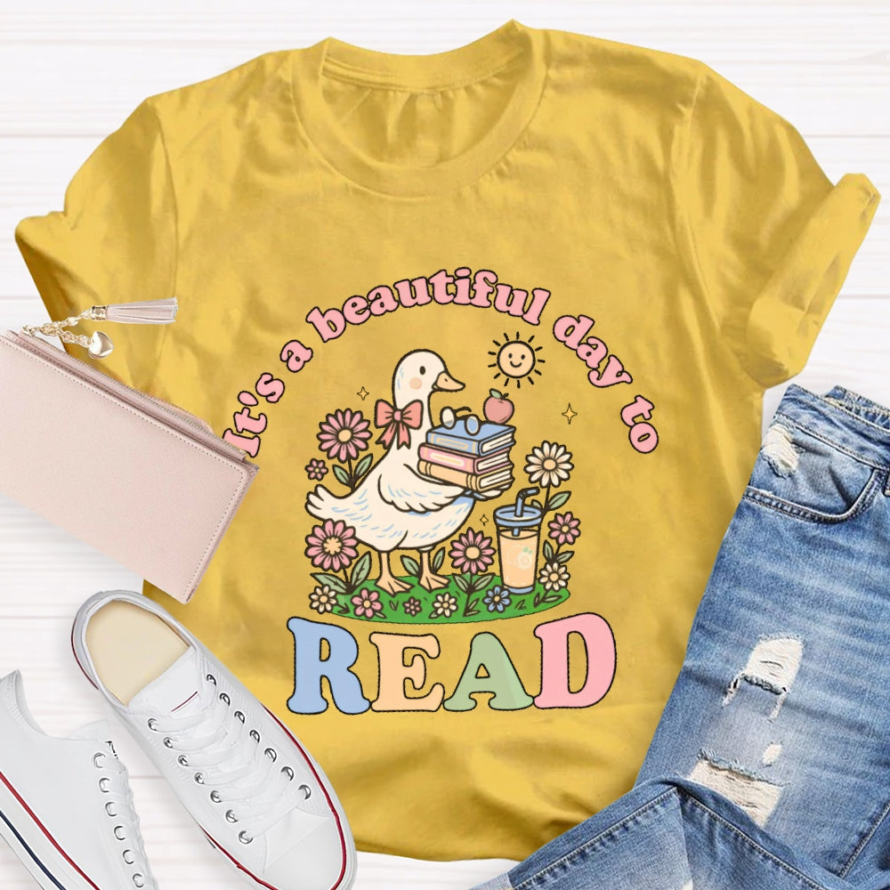 It's A Good Day To Read A Book Cute T-shirt