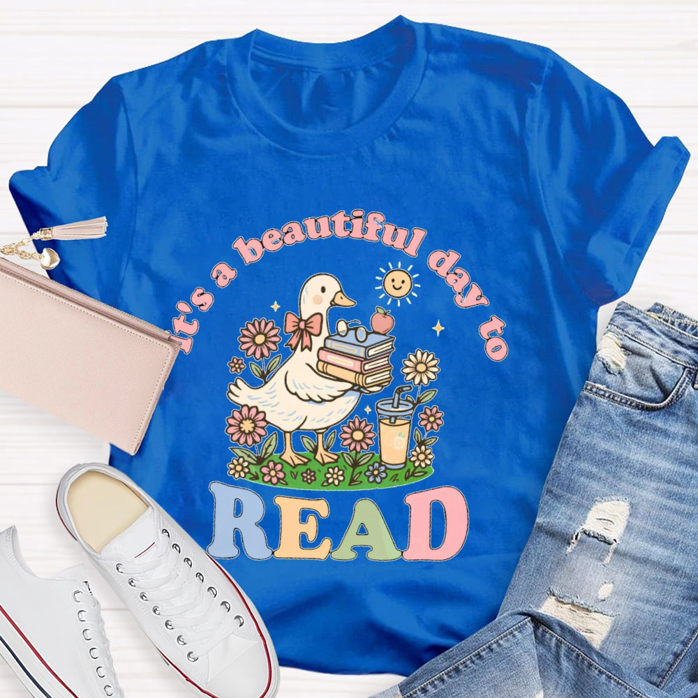 It's A Good Day To Read A Book Cute T-shirt
