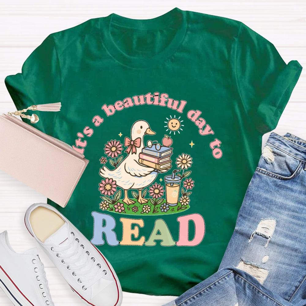 It's A Good Day To Read A Book Cute T-shirt