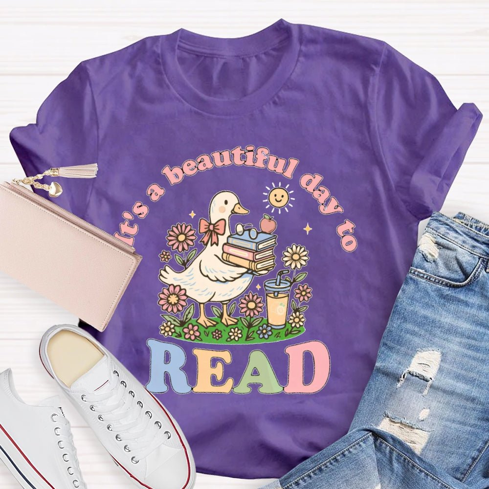 It's A Good Day To Read A Book Cute T-shirt