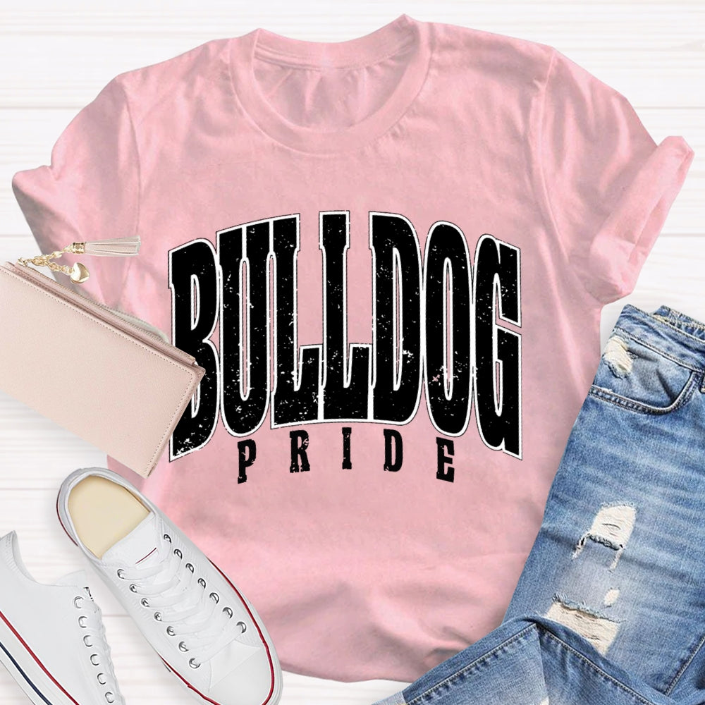 Personalized Mascot Bulldog Pride T-shirt
