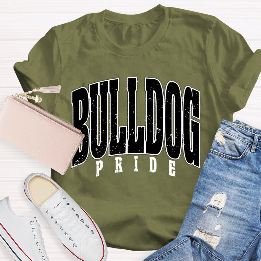 Personalized Mascot Bulldog Pride T-shirt