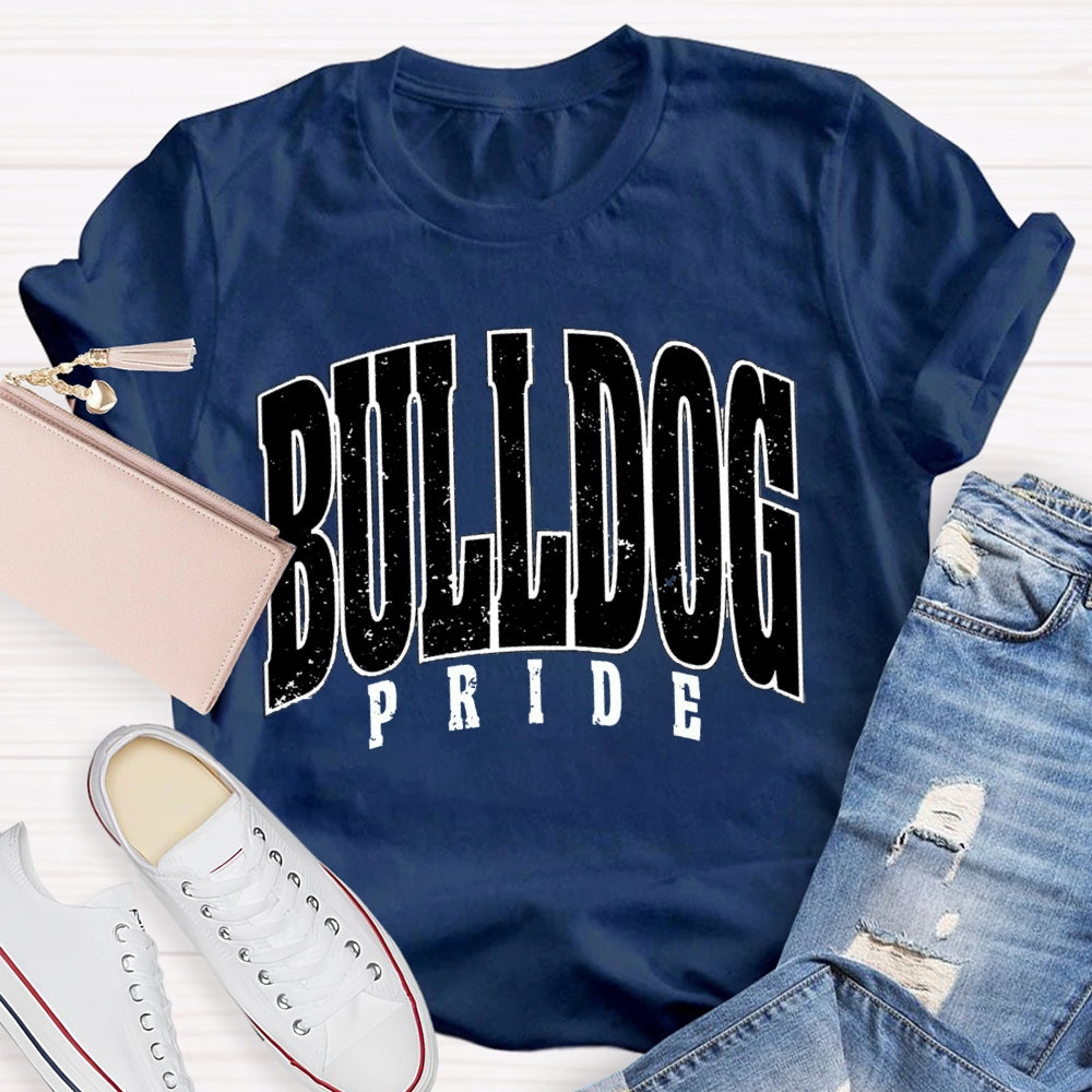 Personalized Mascot Bulldog Pride T-shirt