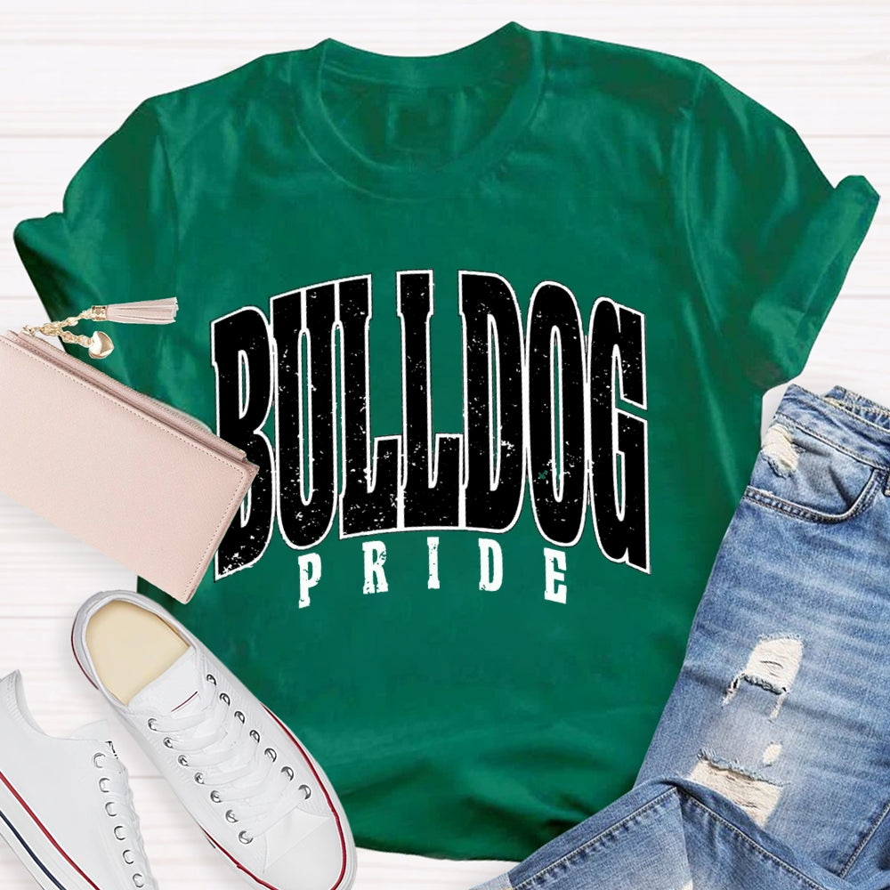 Personalized Mascot Bulldog Pride T-shirt