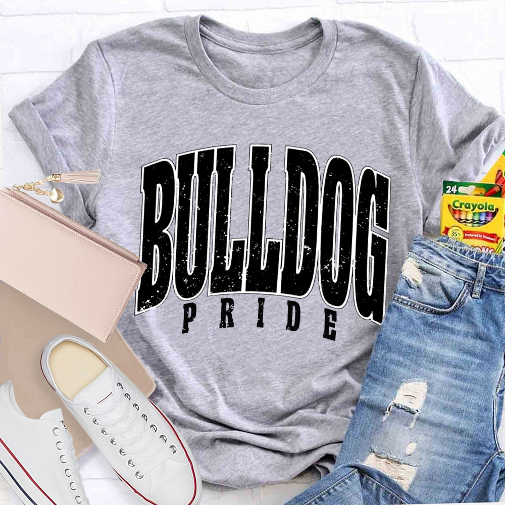 Personalized Mascot Bulldog Pride T-shirt