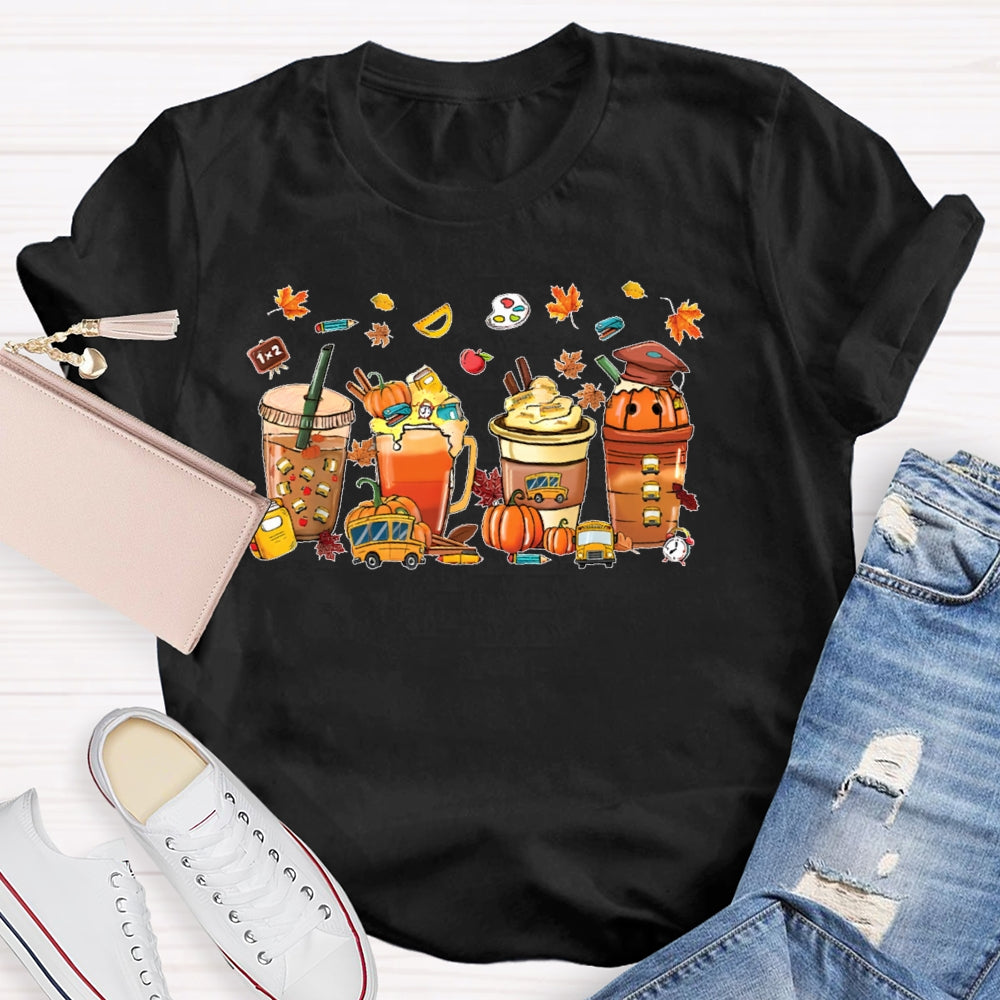 Autumn Back To School Funny T-shirt