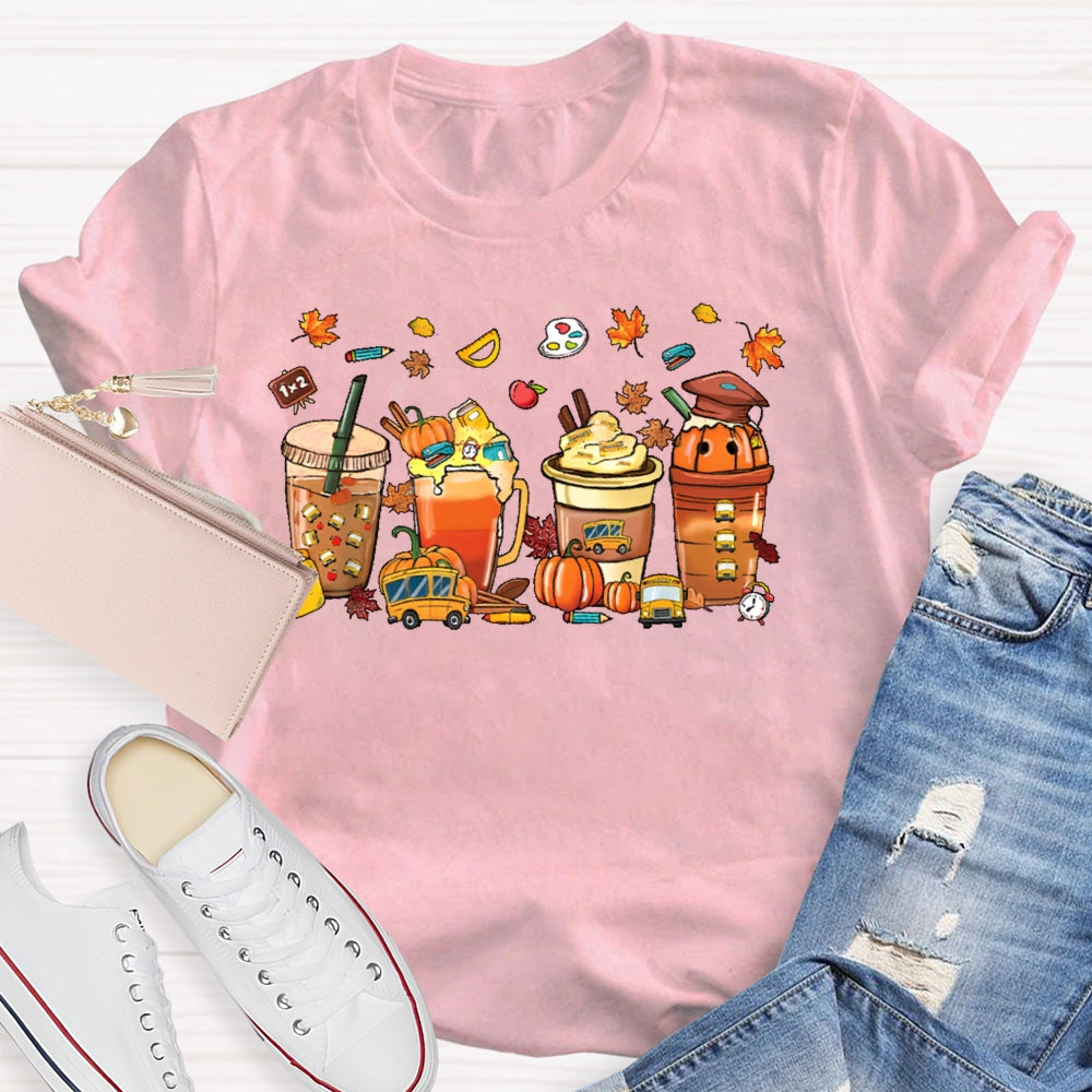 Autumn Back To School Funny T-shirt