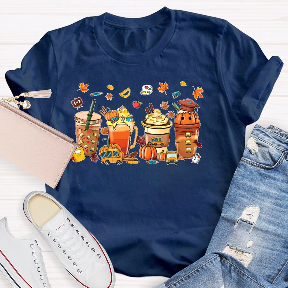 Autumn Back To School Funny T-shirt