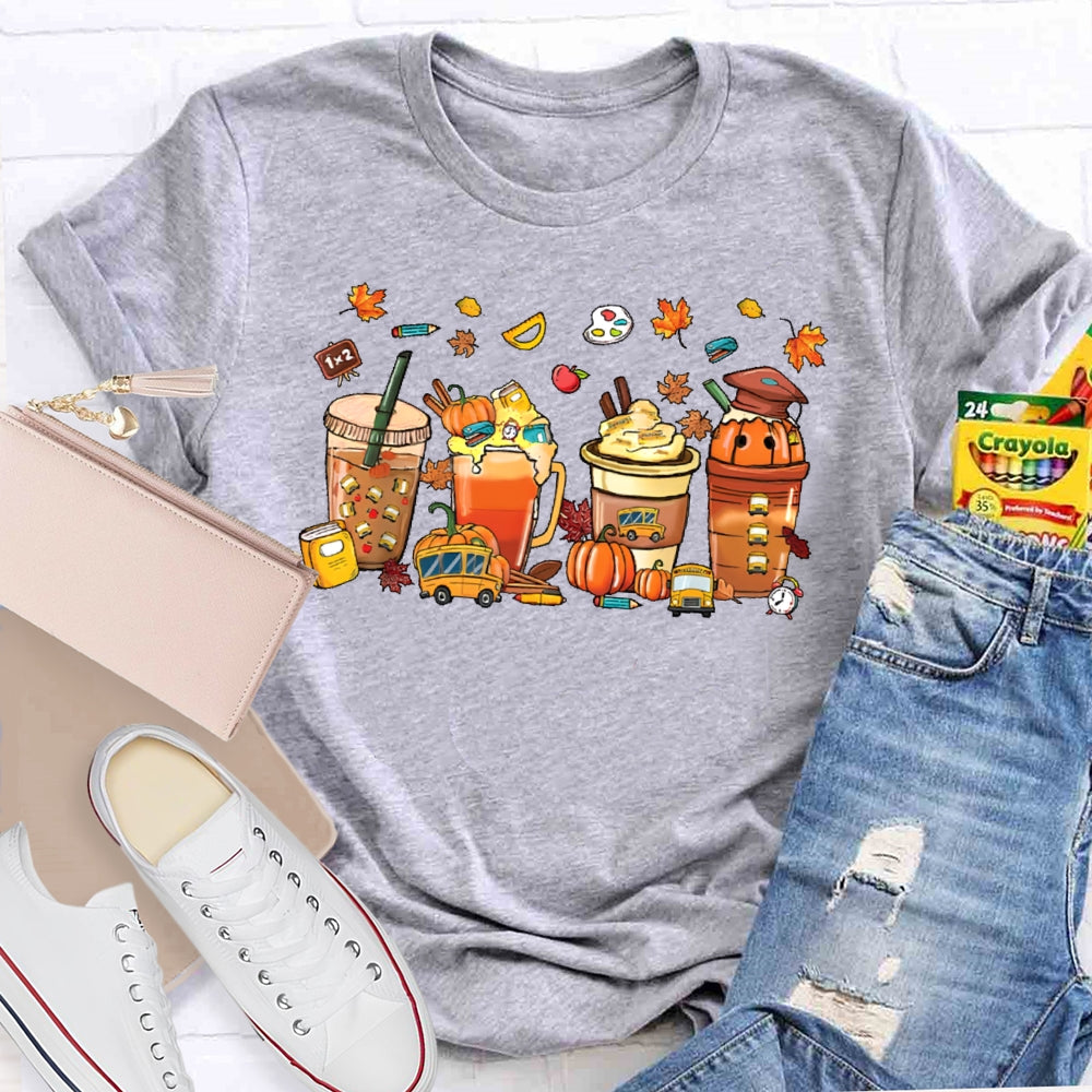 Autumn Back To School Funny T-shirt