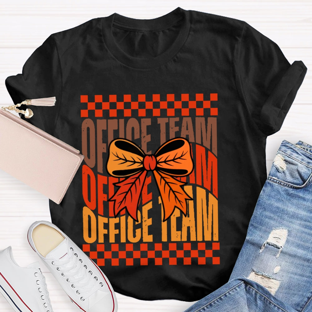Office Team Autumn T-shirt