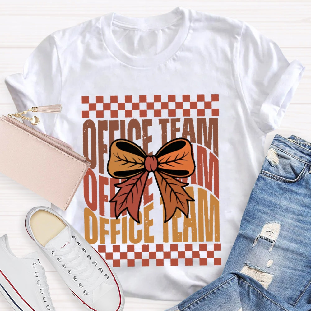 Office Team Autumn T-shirt