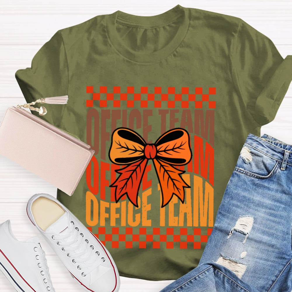 Office Team Autumn T-shirt