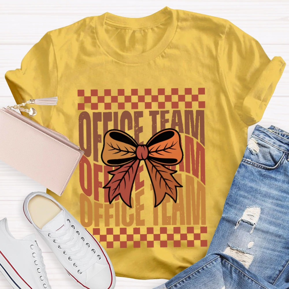 Office Team Autumn T-shirt