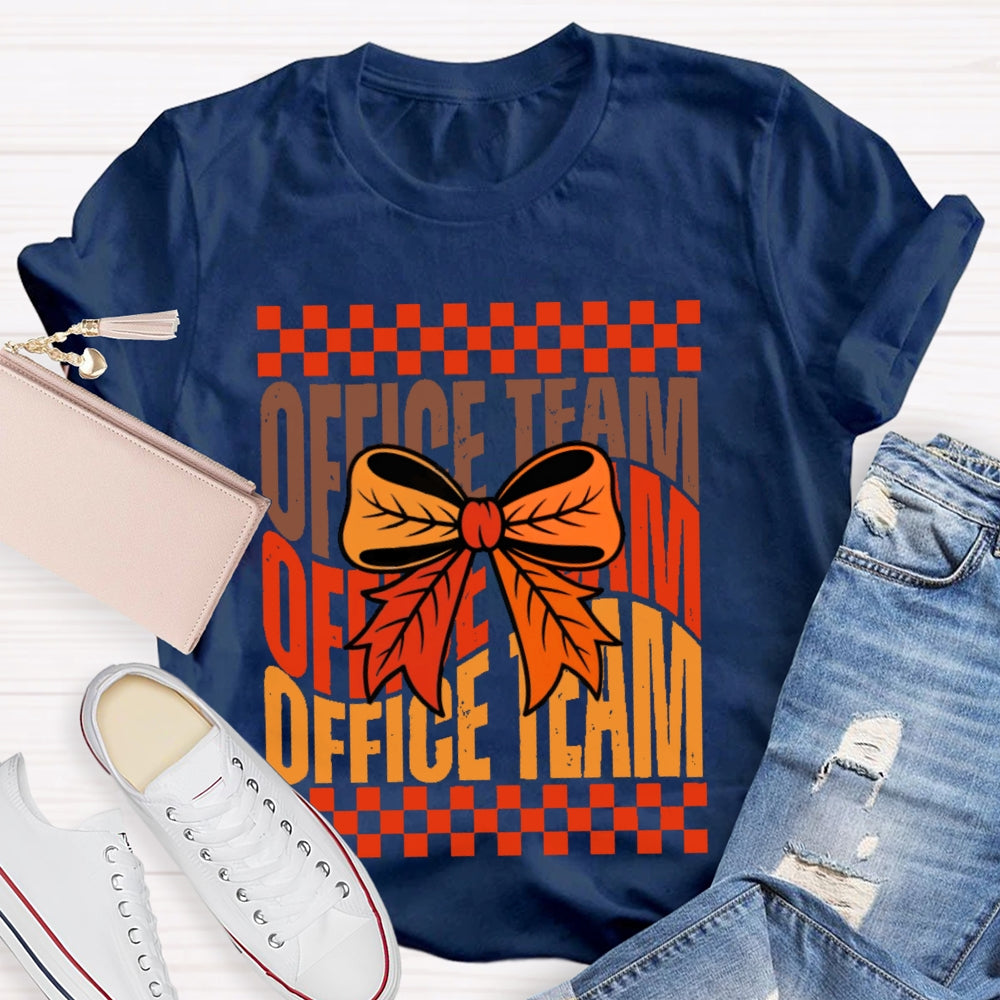 Office Team Autumn T-shirt