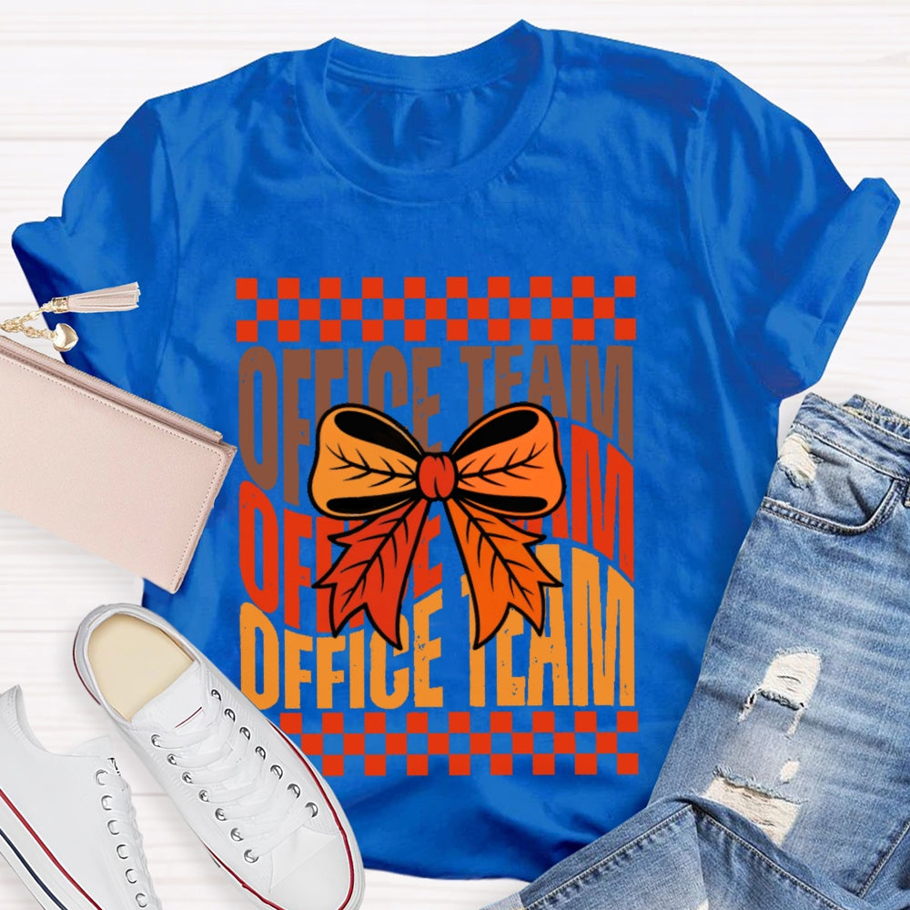 Office Team Autumn T-shirt