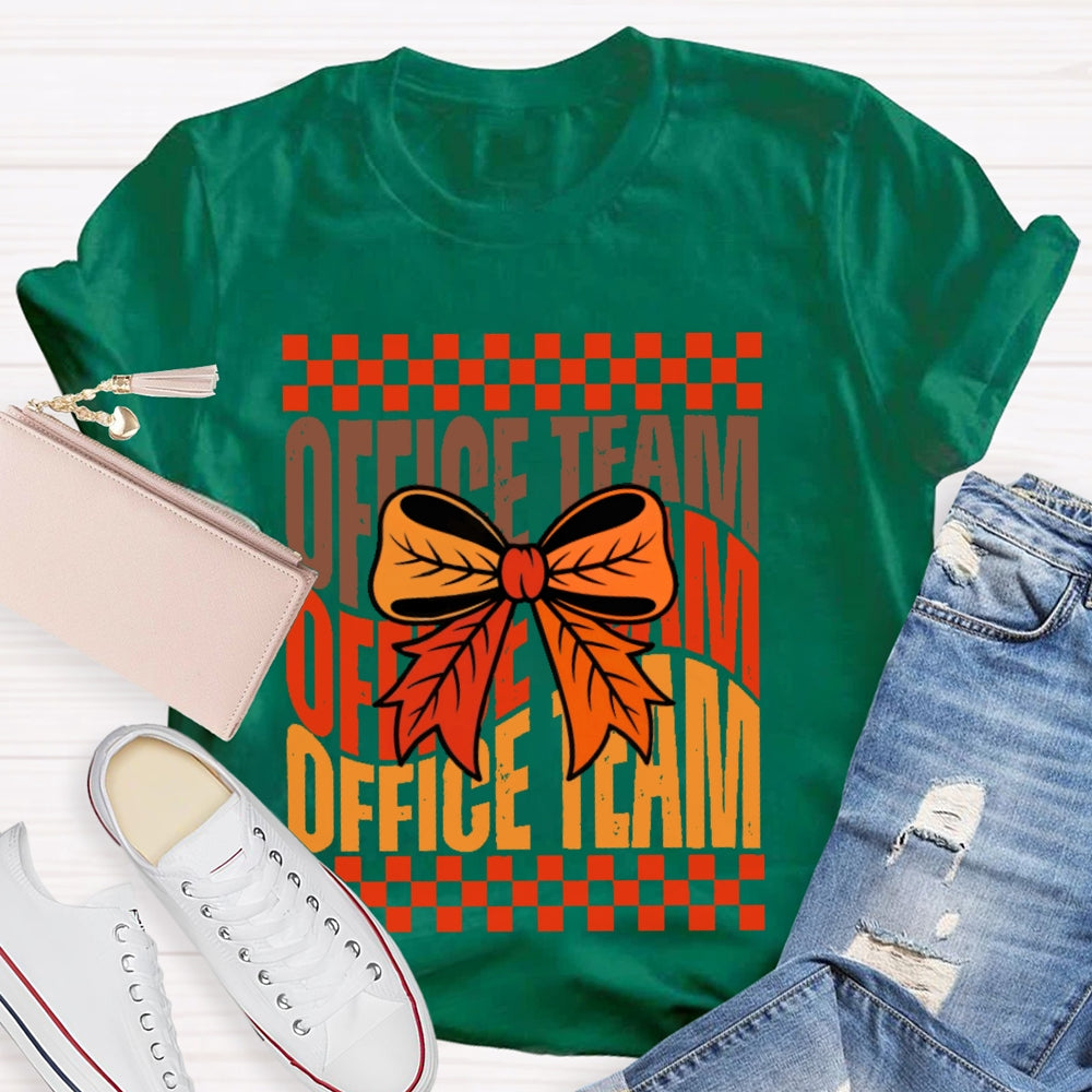Office Team Autumn T-shirt