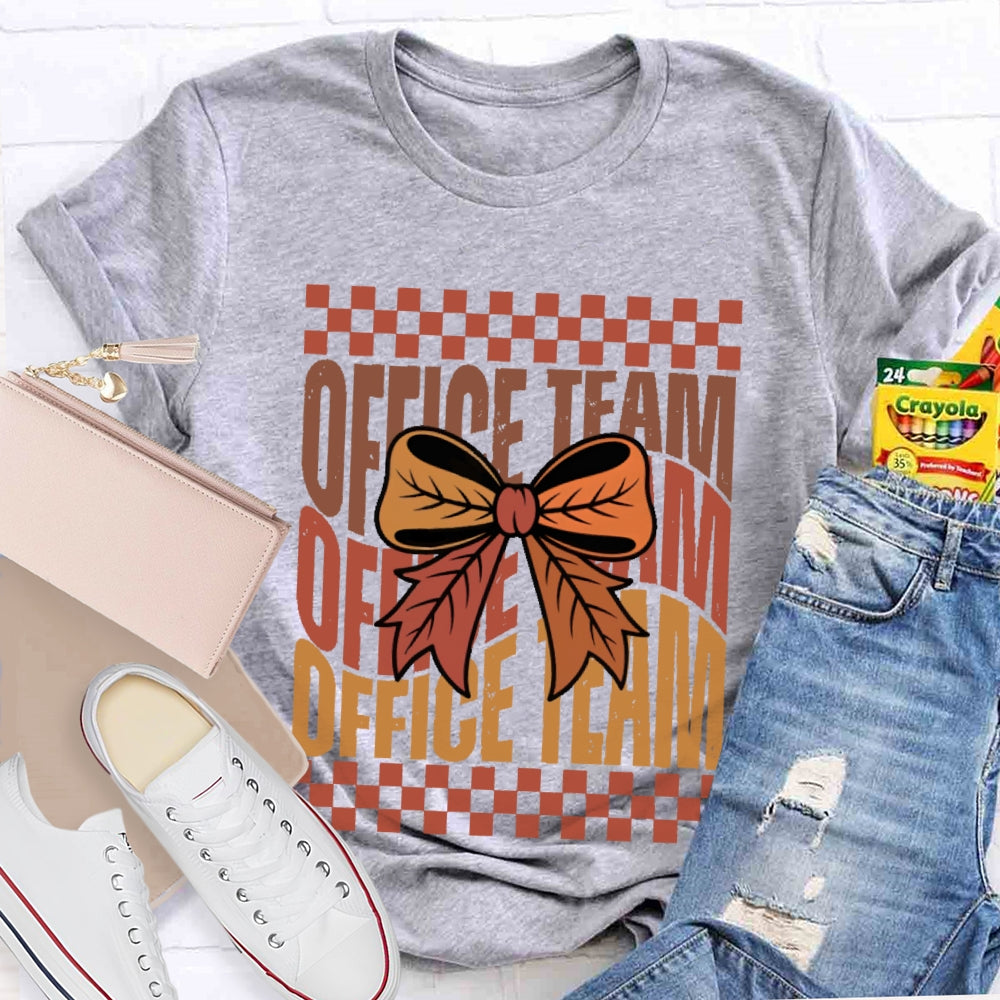 Office Team Autumn T-shirt