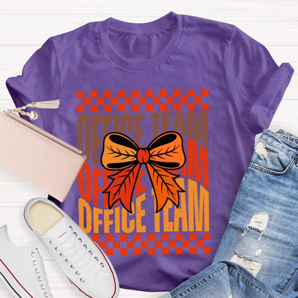 Office Team Autumn T-shirt