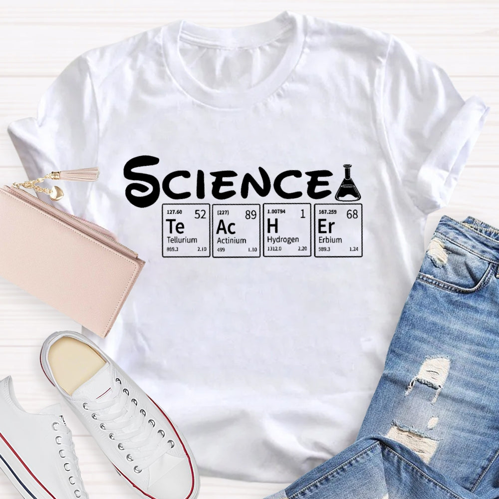 Science Teacher Funny Elements T-shirt