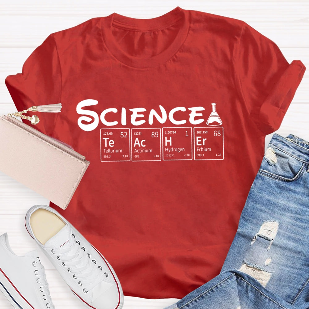Science Teacher Funny Elements T-shirt