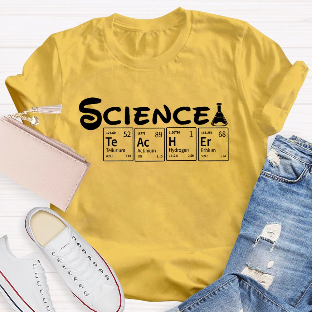 Science Teacher Funny Elements T-shirt
