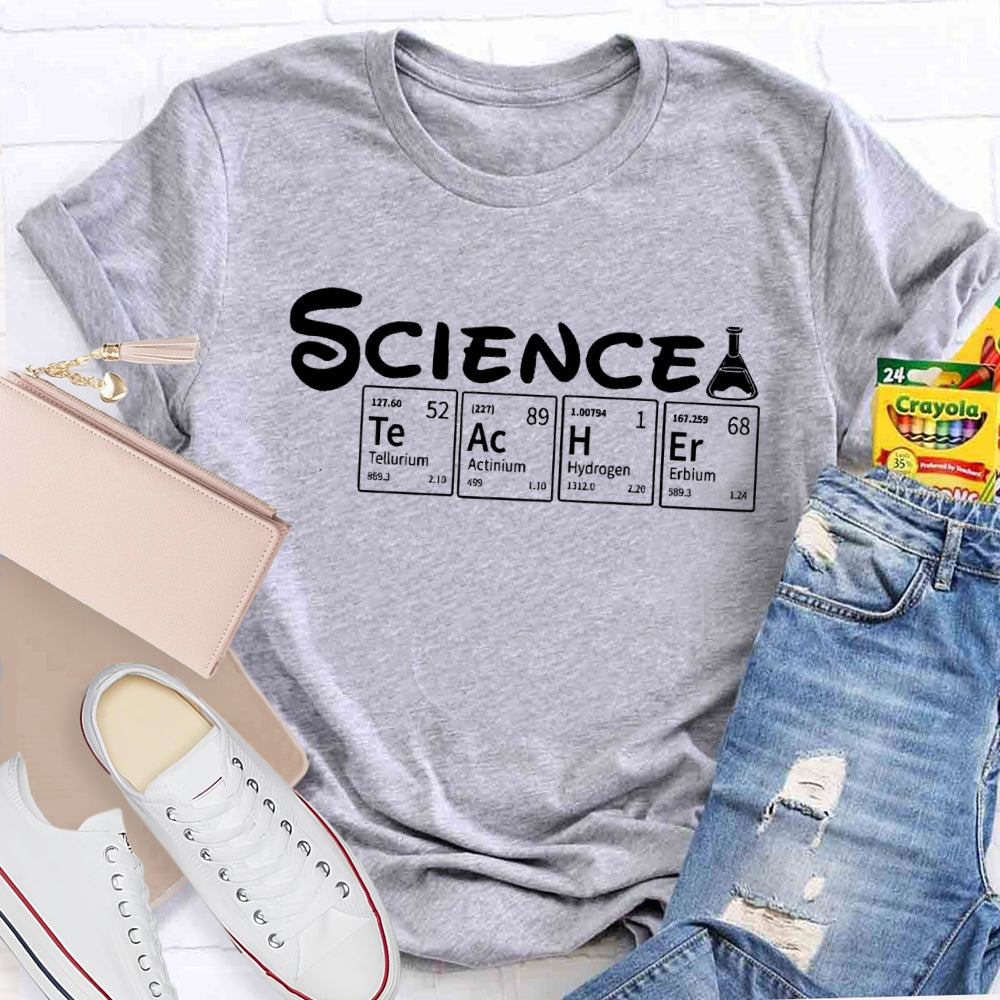 Science Teacher Funny Elements T-shirt
