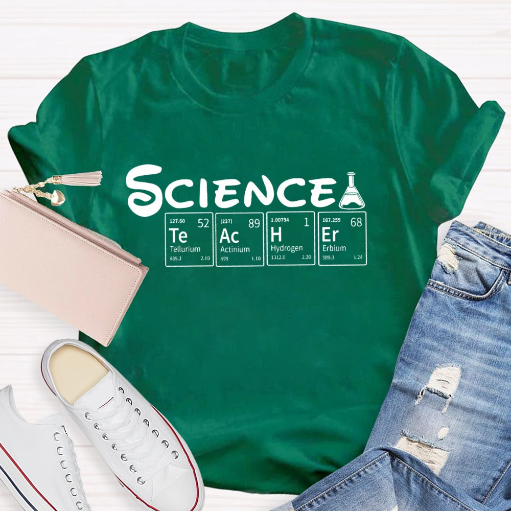 Science Teacher Funny Elements T-shirt