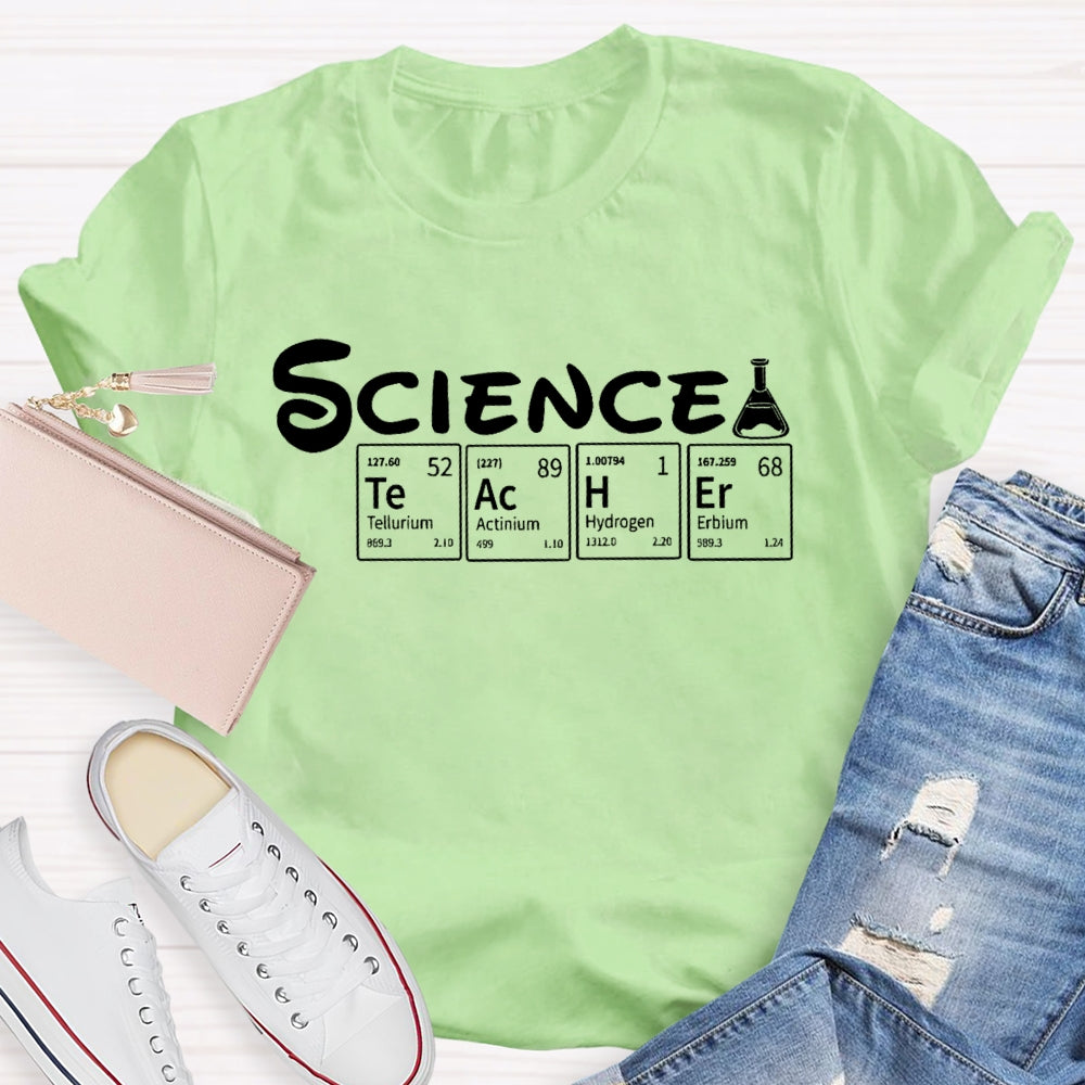 Science Teacher Funny Elements T-shirt