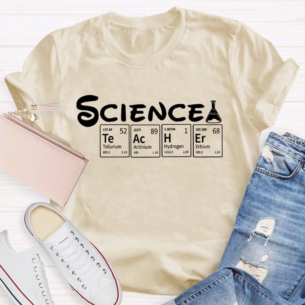 Science Teacher Funny Elements T-shirt