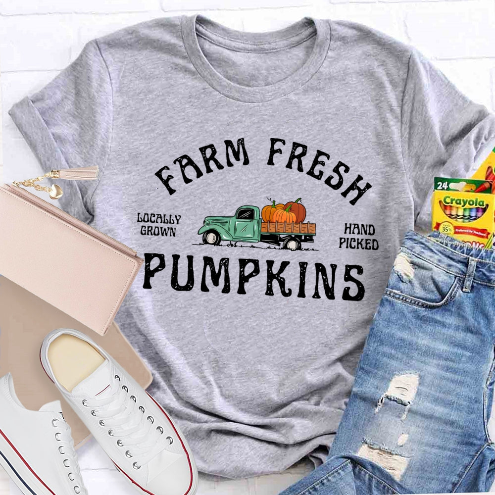 Farm Fresh Pumpkins Hand Picked T-shirt