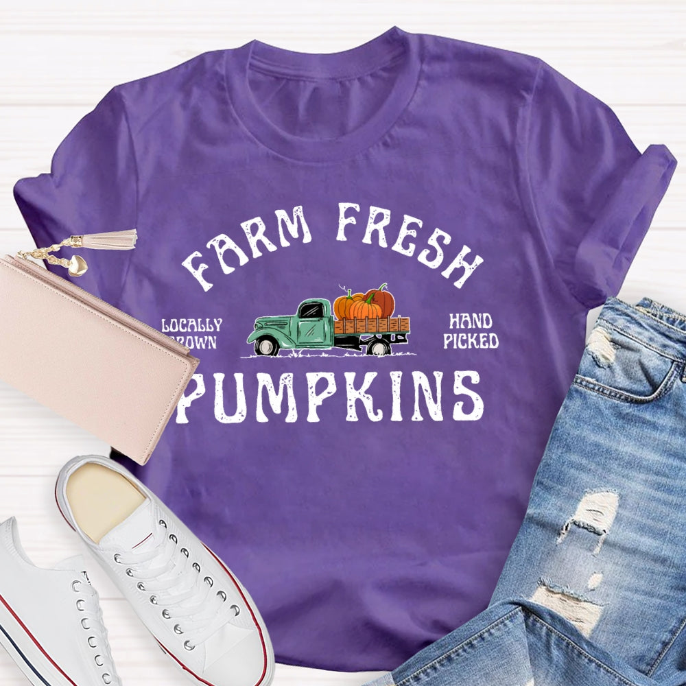Farm Fresh Pumpkins Hand Picked T-shirt