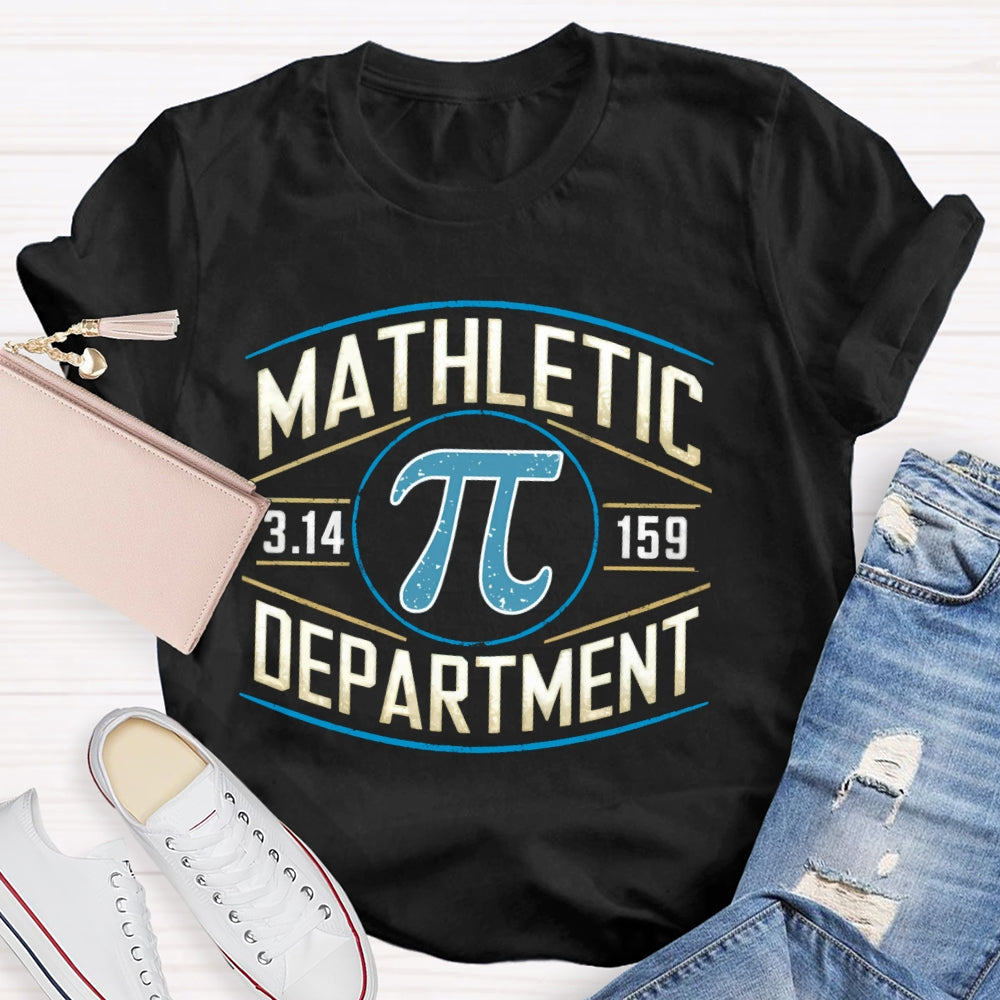 Mathletic Department Funny T-shirt