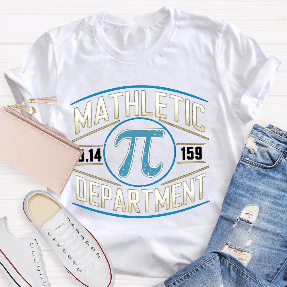 Mathletic Department Funny T-shirt