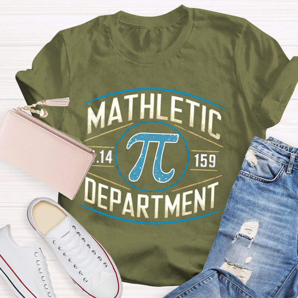 Mathletic Department Funny T-shirt