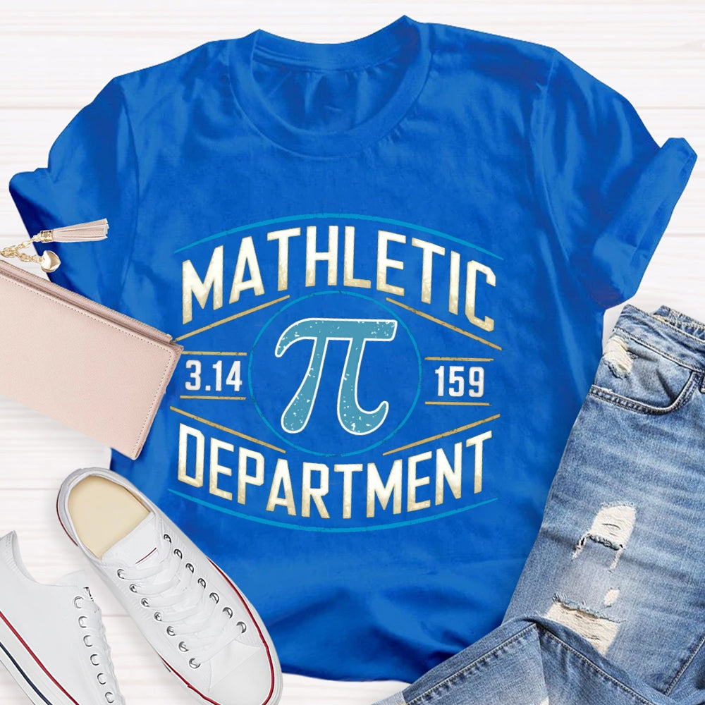Mathletic Department Funny T-shirt