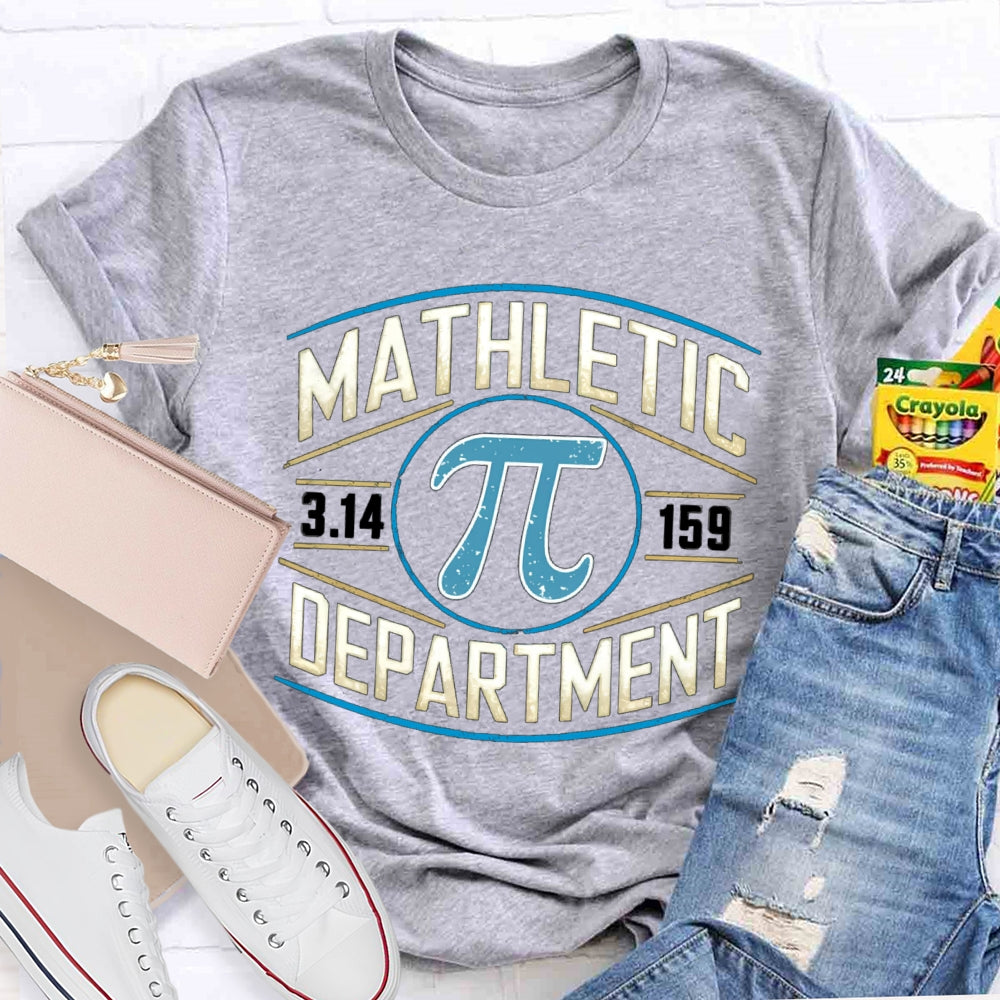 Mathletic Department Funny T-shirt