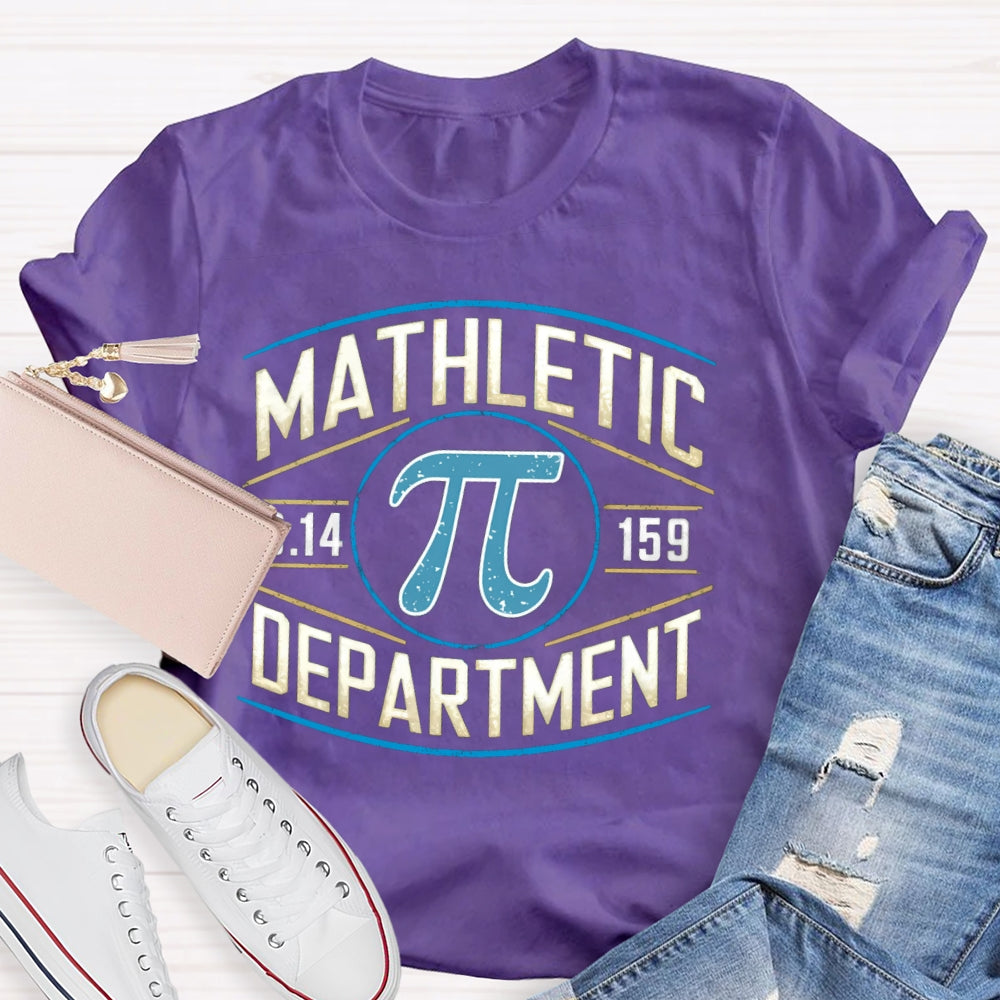 Mathletic Department Funny T-shirt