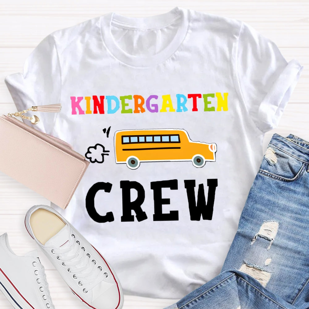 Personalized Grade School Bus Back To School T-Shirt