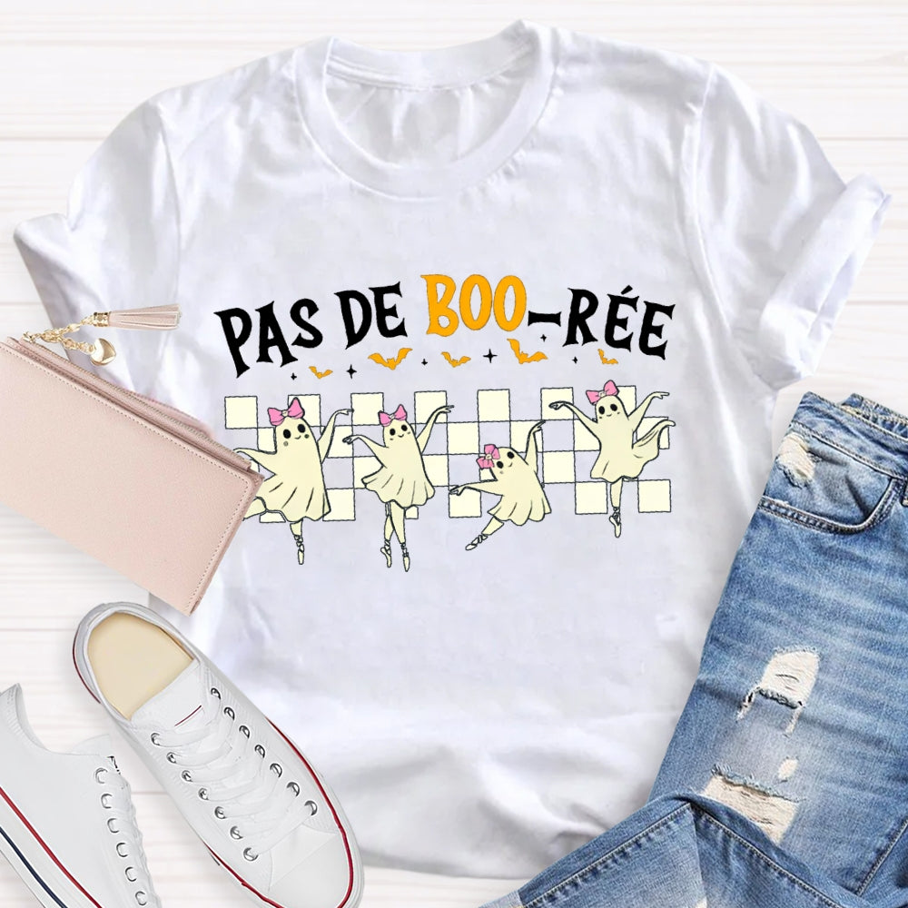 Psa De Boo Ree Dancing Imp Bilingual Teacher T-shirt