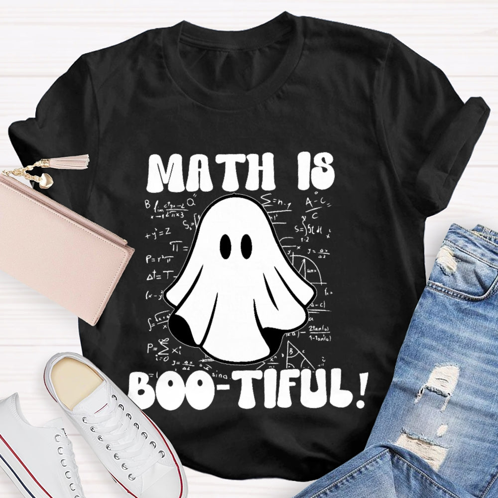 Math Is Bootiful Teacher T-shirt