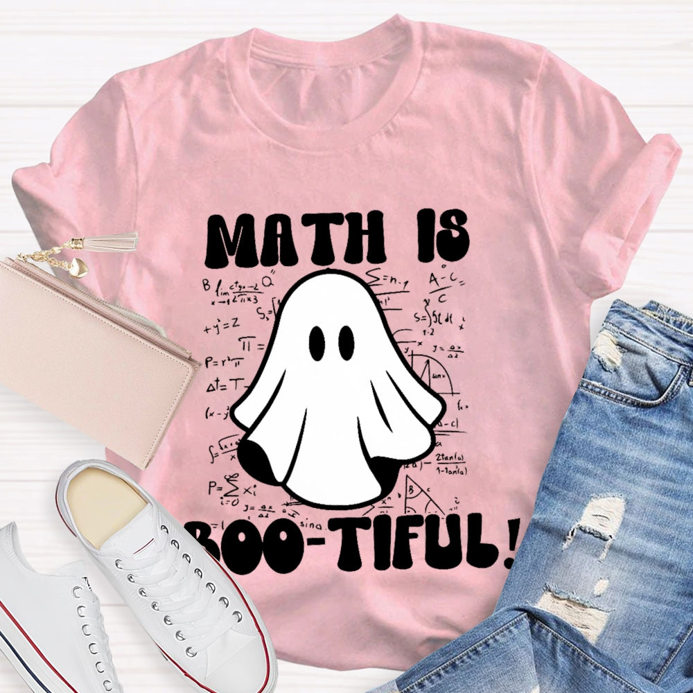 Math Is Bootiful Teacher T-shirt